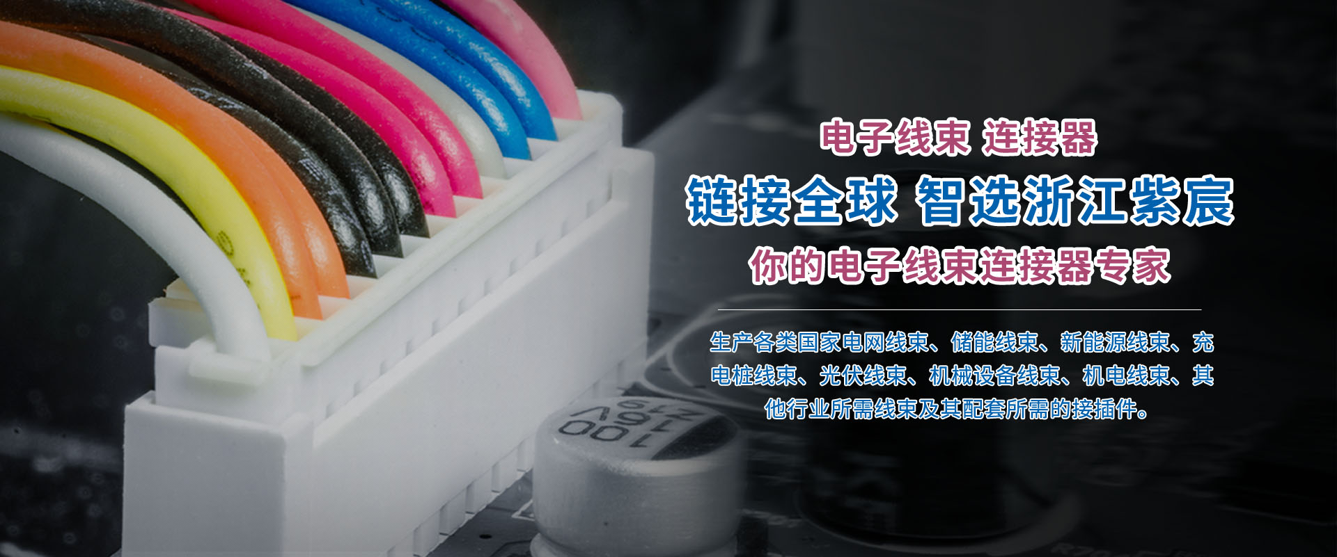 储能光伏线束_新能源汽车线束_电表配套产品_排线_转接线_端子与连接器_开关_配件