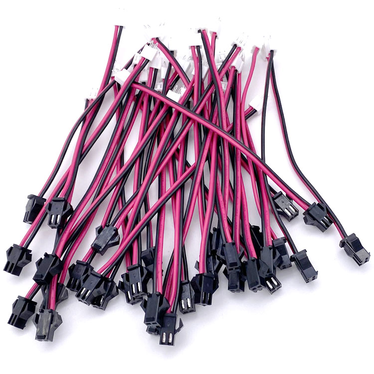 紫宸-2P黑红两色连接线束